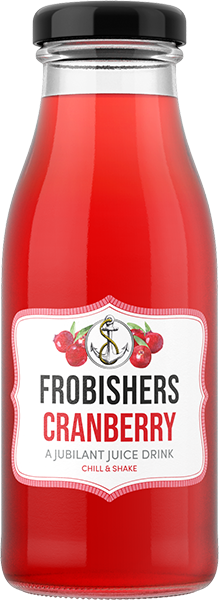 Cranberry Juice Glass Bottled Fruit Juice Frobishers