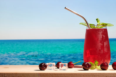 Hazelnut Rum & Cherry Fizz