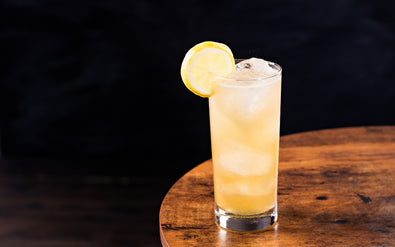Ginger & Juniper Rum Fizz Cocktail