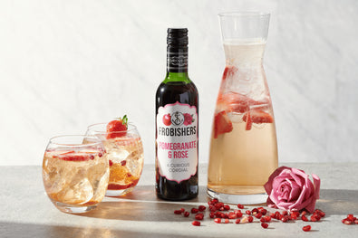 Pomegranate & Rose Gin Punch Cocktail Recipe