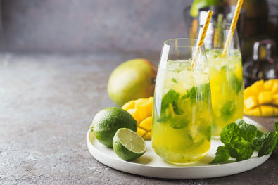 Tropical Haze Mojito Cocktail