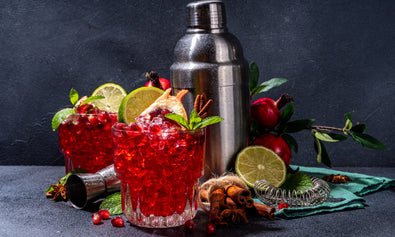 CRANBERRY & POMEGRANATE SPARKLING PUNCH