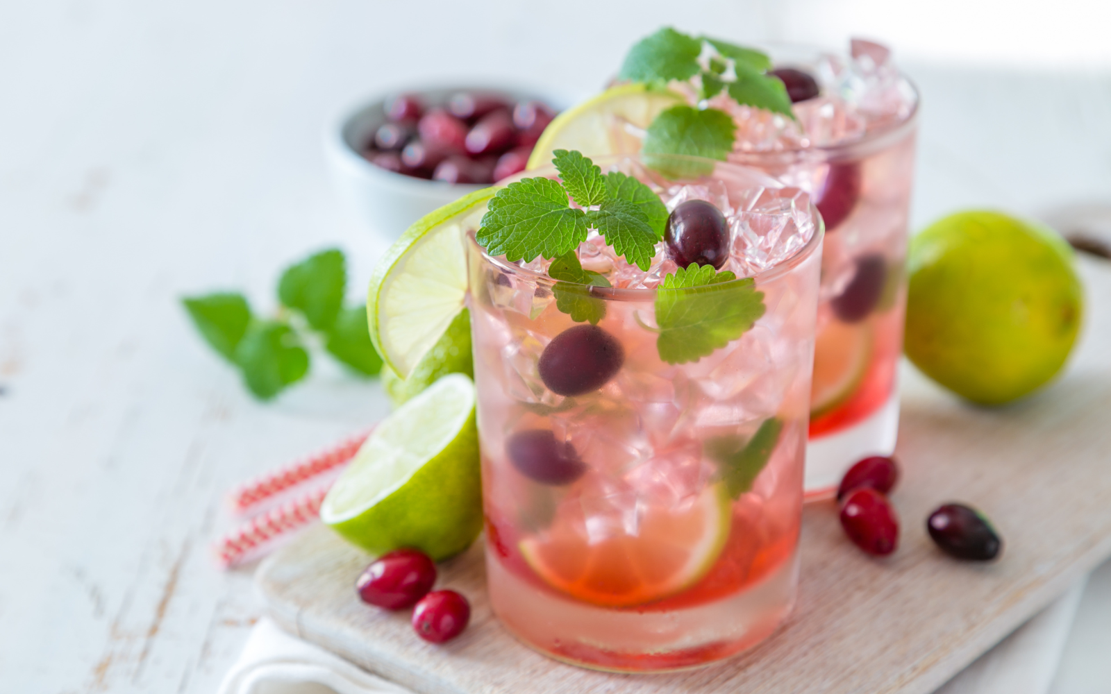 Christmas Cranberry Mojito