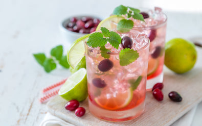 Christmas Cranberry Mojito