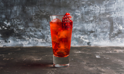 POMEGRANATE & ROSE FIZZ MOCKTAIL