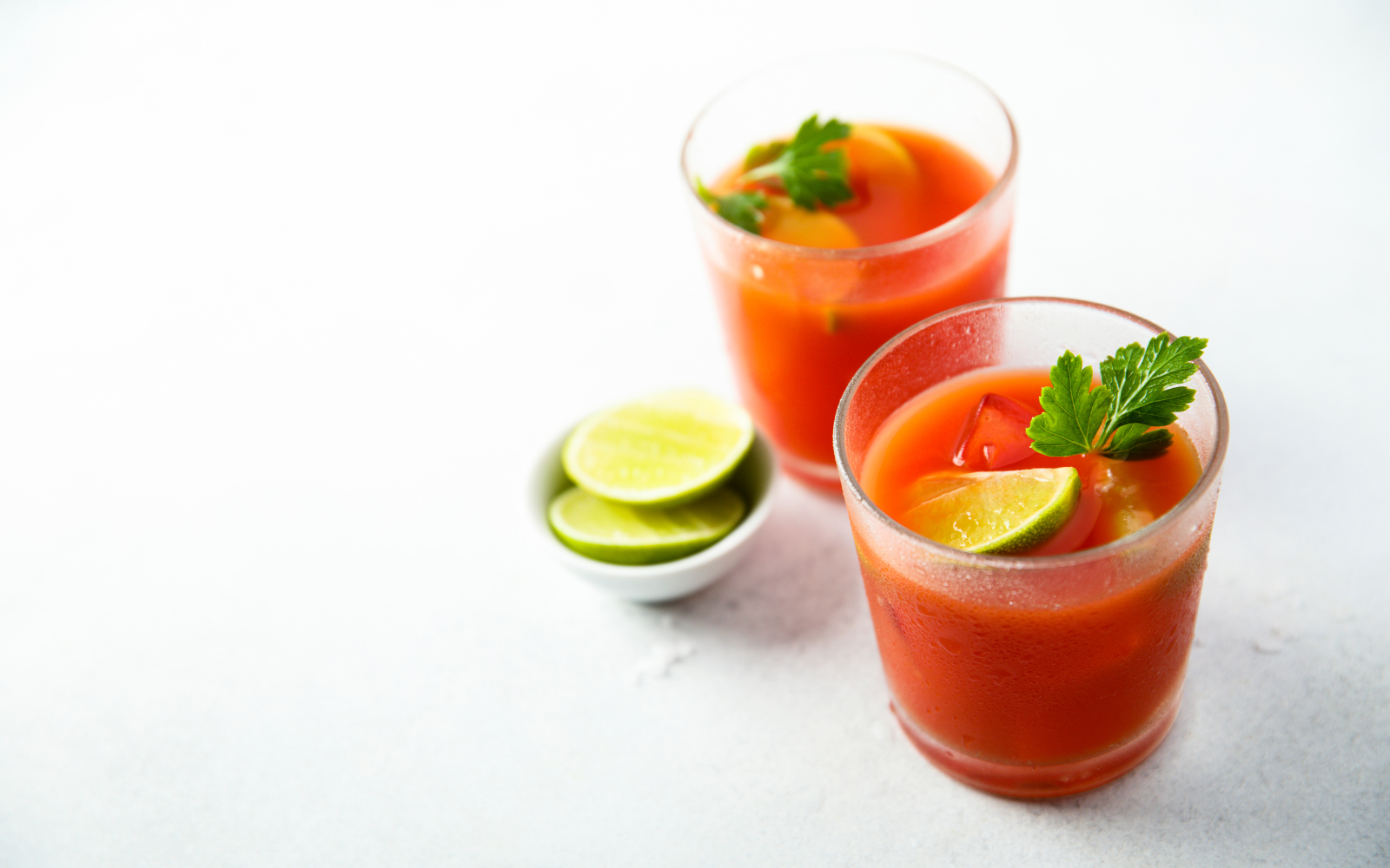 Tomato & Mint Sparkling Mocktail