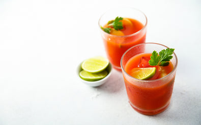 Tomato & Mint Sparkling Mocktail