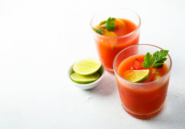 Tomato & Mint Sparkling Mocktail